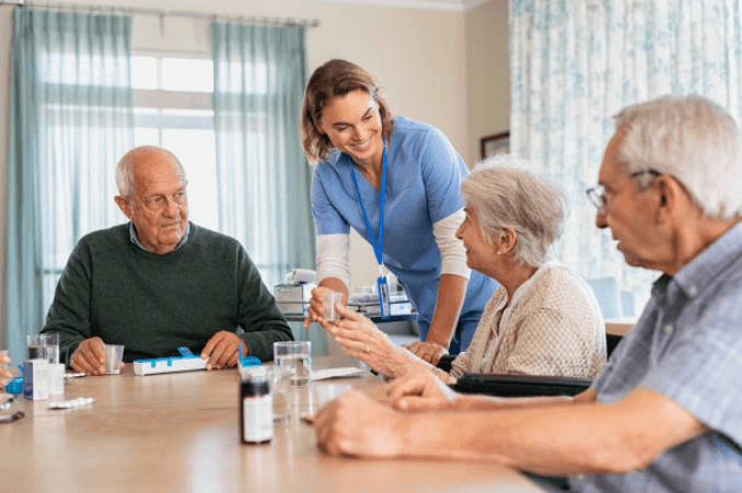Personal care and companionship during a home visit